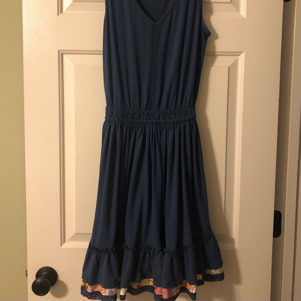 XS Matilda Jane Navy Blue Dress